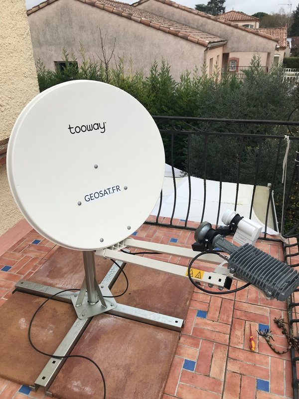 Kit de connexion Internet par satellite haut-débit en location